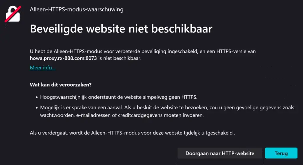 Alleen http modus aanwezig melding_scannerluisterennl
