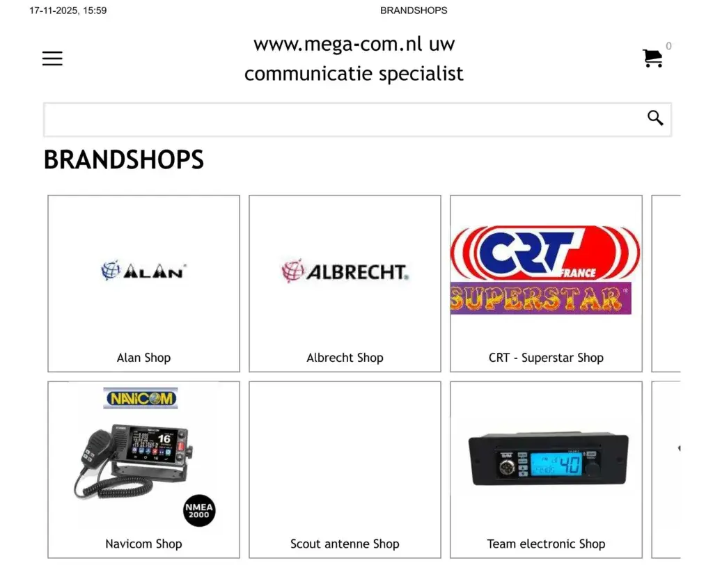 Mega-com.nl header voor winkelpagina_scannerluisteren.nl